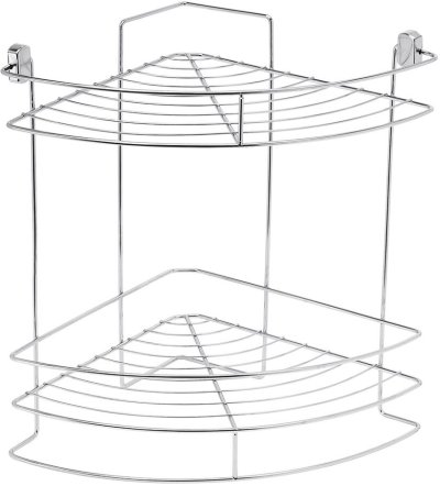HWHOY-H105A ชั้นวางของเข้ามุม 2ชั้น(260X260)ไม่มีตะขอ