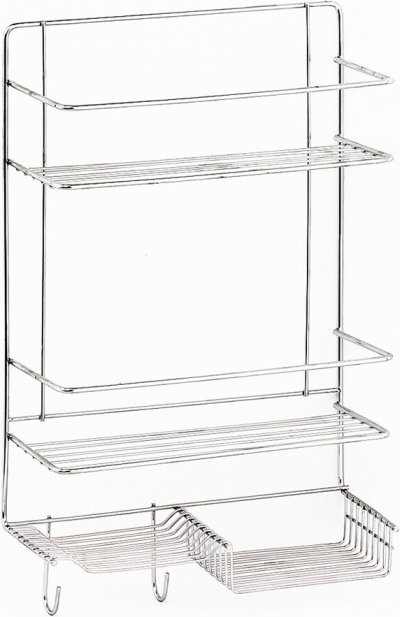 HWHOY-H109A ชั้นวางเอนกประสงค์ 3 ชั้น (มีตะขอแขวน)