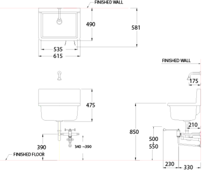 C2400 อ่างอเนกประสงค์