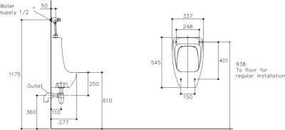 K-23981X-ET-WK โถปัสสาวะชาย รุ่น CITRINE