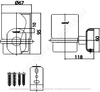 CT0123(HM) ที่วางแก้วน้ำ รุ่น COMO