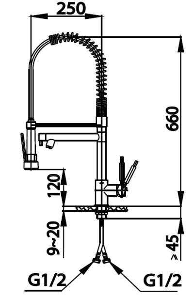 CT2100A ก๊อกผสมอ่างซิงค์ รุ่น ANTHONY