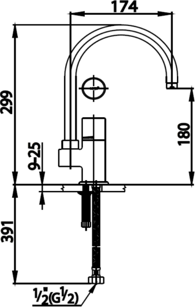 CT2064 ก๊อกผสมอ่างซิงค์ รุ่น MEDIO