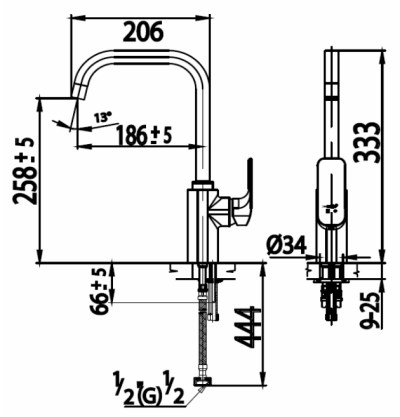 CT2150A ก๊อกผสมอ่างซิงค์ รุ่น SCIROCCO