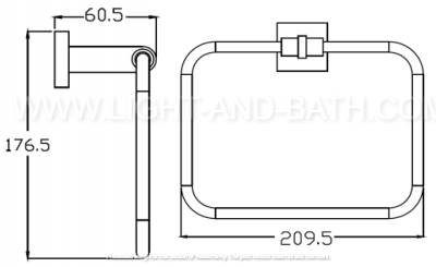 CT0213(HM) ห่วงแขวนผ้า รุ่น CUBE