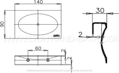 CT035(HM) ที่วางสบู่สเตนเลส รุ่น SHEET