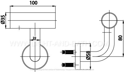 Z709 ข้อต่อราวจับ รุ่น NATURA LIVING