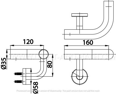 Z711 ข้อต่อราวจับเข้ามุมนอก รุ่น NATURA LIVING