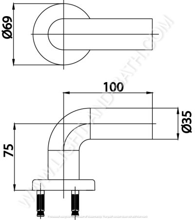 Z713 ตัวปิดราวจับสำหรับบันได รุ่น NATURA LIVING