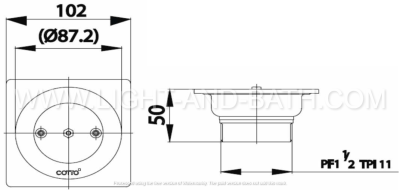 CT692Z(HM) ฝาเช็คโฟลว์ ขนาด 2 นิ้ว