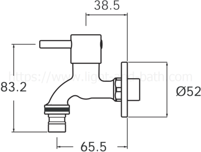 FFASTJ69-4T1500BT0 TUBO WALL TAP