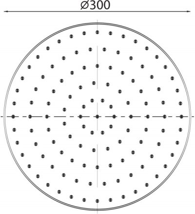 A-952-230 (F49230-CHACT) หัวฝักบัวเรนชาวเวอร์ ขนาด 12 นิ้ว รุ่น IDS 300R