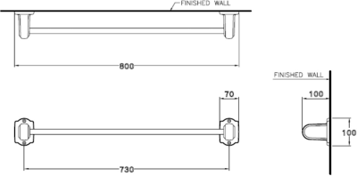 C8620 ราวแขวนผ้า รุ่น MEMORY