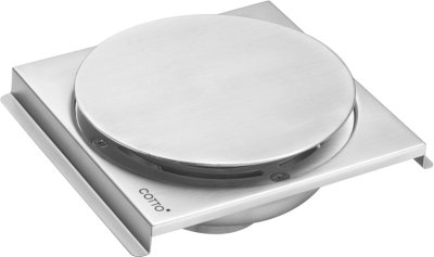 CT645Z1CP(HM) ตะแกรงระเบียงติดตั้งกับท่อพีวีซีขนาด 2 นิ้ว มีฝา (หน้าแปลน 5.5 นิ้ว)