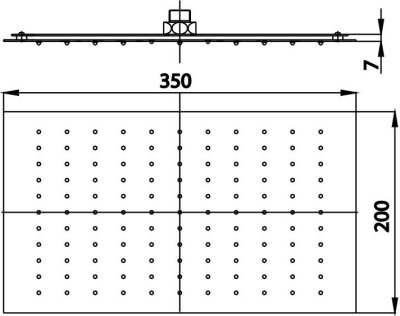 ZF01RS หน้าฝักบัวรูปแบบสายน้ำ Rain (Side) รุ่น XPANO