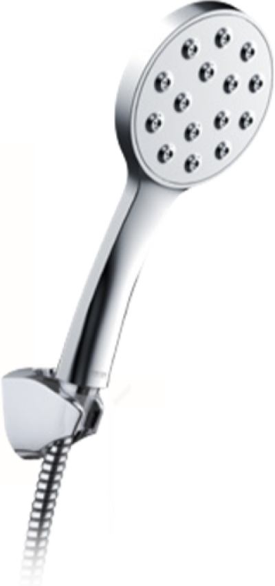 KS-13-211-50	ฝักบัวสายอ่อน 3D ปรับน้ำ 1 ระดับ ขนาด Ø 11.7 ซม. พร้อมสายสแตนเลส 304 