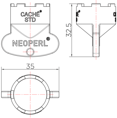 KP-50-591-ST ประแจถอดปากกรองน้ำสำหรับก๊อกอ่างล้างหน้าที่ใช้ปากกรองน้ำแบบซ่อน (Service Key)