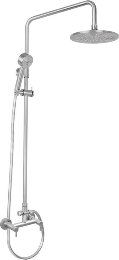 WS-8069 ชุดฝักบัวอาบน้ำแบบผสม คอ L หัวฝักบัว 8 นิ้ว