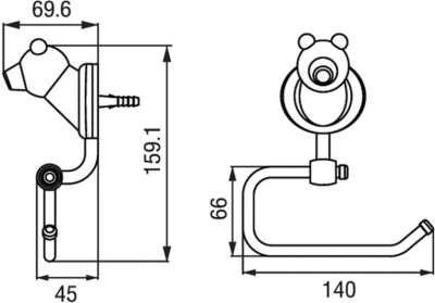 FBVHB-E103AS ห่วงแขวนผ้า BE103 SS รุ่น POLAR-B