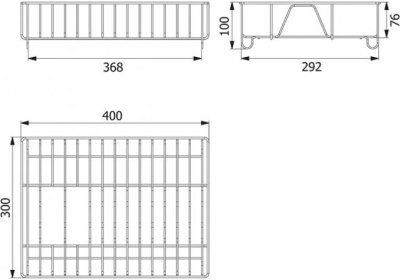 HW106-W106B ตะแกรงเอนกประสงค์ W106B