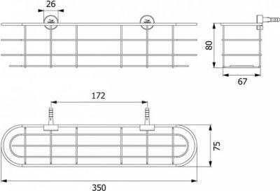 HW109-W109B ชั้นวางของขนาดกลาง W109B