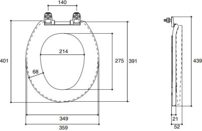 K-2656X-WK ฝารองนั่งชักโครก