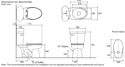 K-17285X-WK สุขภัณฑ์ แบบสองชิ้น 3.75 ลิตร รุ่น KANOK