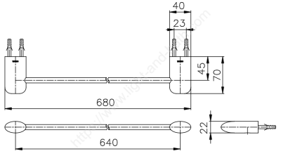 TS707 ราวแขวนผ้า 640 mm. รุ่น BASIC PLUS