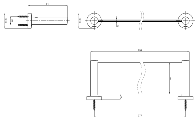TTAR707K ชั้นวางของ แบบกระจก รุ่น 03