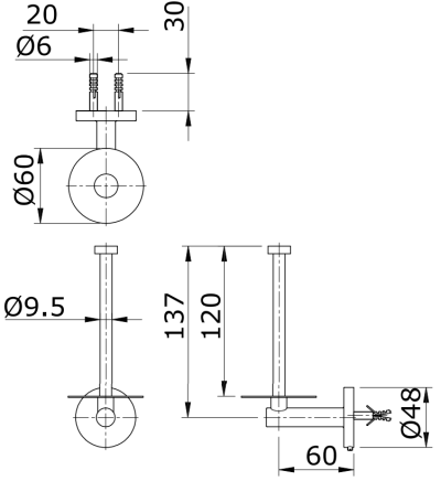 TX722AES#BBR ที่ใส่กระดาษชำระ รุ่น CURIO