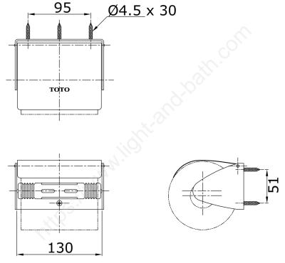 YH116 ที่ใส่กระดาษทิชชู่ (สแตนเลส)