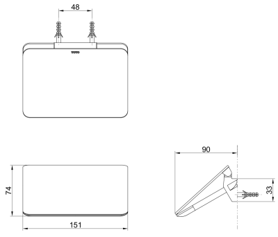 YH902#BFG ที่ใส่กระดาษทิชชู่