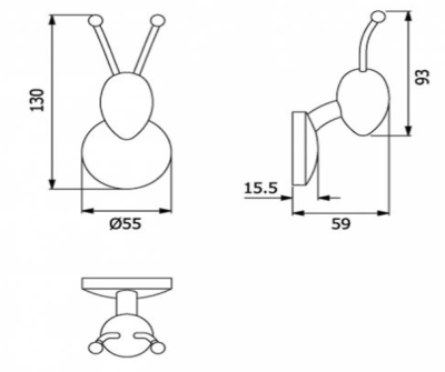 HM102-M102 ขอแขวนผ้า รุ่น M102 SSS V5 รุ่น MOD