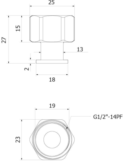 FZVHY-000198 นัทล็อคต่อเครื่องซักผ้า