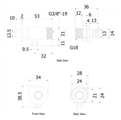 HFVSR-2120S7 ก๊อกกดสำหรับตู้น้ำเย็น