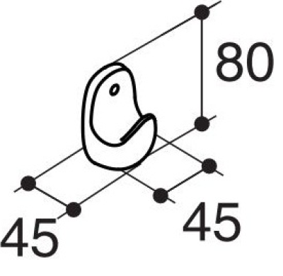 K-17061X-WK ขอแขวนผ้า รุ่น EUROPA
