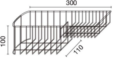 HWHOY-H102 ตะแกรงวางฟองน้ำ และแชมพู
