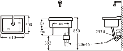 L24-WT อ่างล้างเครื่องมือแพทย์