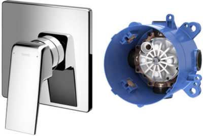 TBG10S03T ก๊อกผสมสำหรับยืนอาบน้ำ ชนิดฝังผนัง