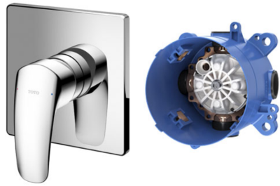 TBG09S03T ก๊อกผสมสำหรับยืนอาบน้ำ ชนิดฝังผนัง