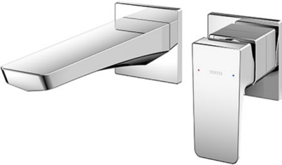 TLG07307T ก๊อกผสมอ่างล้างหน้าแบบก้านโยก ชนิดฝังผนัง (Short Spout) ไม่รวมสะดือ