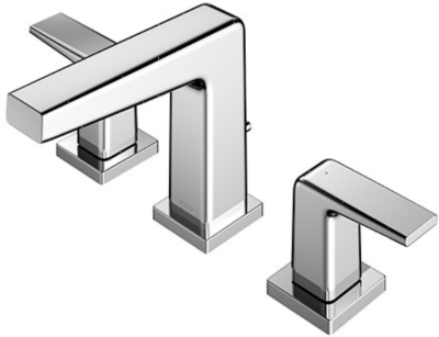 TLG10201T ก๊อกผสมอ่างล้างหน้า 3 รูก๊อก พร้อมสะดือป๊อปอัพ