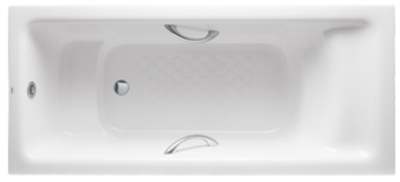 PPY1780HPE อ่างอาบน้ำเพิร์ลอะคริลิค แบบมีมือจับ