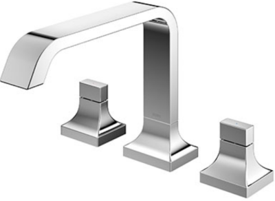 TBG08201T ก๊อกผสมสำหรับลงอ่างอาบน้ำ ชนิดติดเคาน์เตอร์ (3 รูก๊อก)