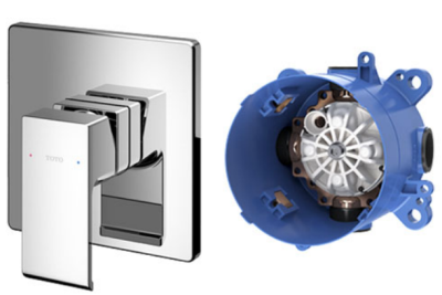 TBG07S03T#PBR ก๊อกผสมสำหรับยืนอาบน้ำ ชนิดฝังผนัง