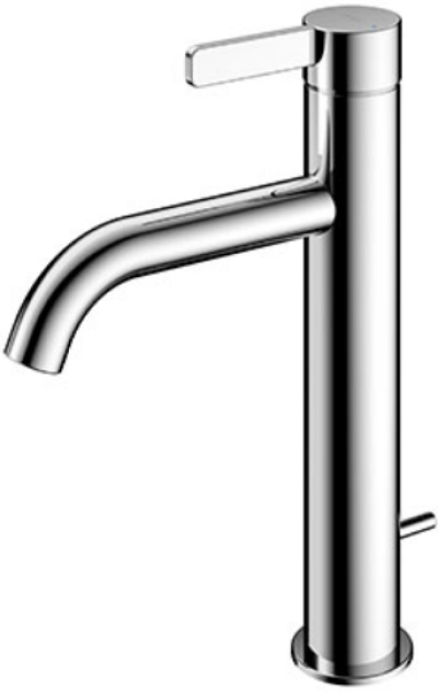 TLG11303T ก๊อกผสมอ่างล้างหน้าแบบก้านโยก ทรง Semi-tall พร้อมสะดือป๊อปอัพ รุ่น GF