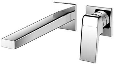 TLG10308T ก๊อกผสมอ่างล้างหน้าแบบก้านโยก ชนิดฝังผนัง (Long Spout) ไม่รวมสะดือ