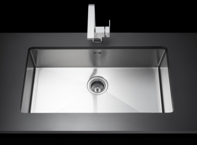 BSC77 ซิงค์ล้างจาน แบบฝังใต้เคาน์เตอร์ 1 หลุม