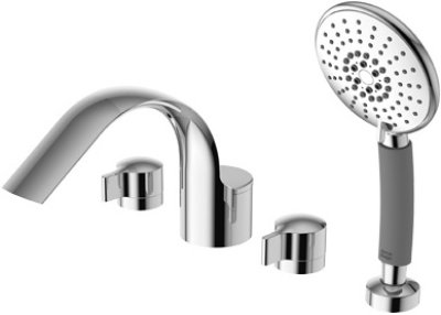 A-6800-700 ก๊อกผสมอ่างอาบน้ำแบบติดขอบอ่าง 4 รู รุ่น IDS