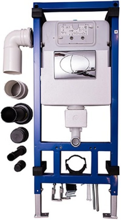 VP-G30041 แทงค์ผังกำแพง 3/4.5 ลิตร แบบกดด้านหน้า
